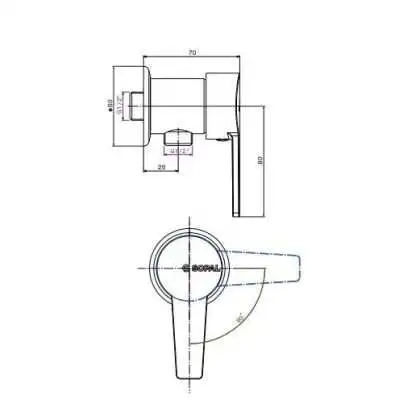 ROBINET DE TOILETTE DOUZ SOPAL SOPAL - 2
