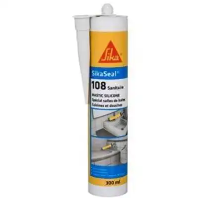MASTIC SILICONE SikaSeal 108 BLANC 300ML SIKA SIKA - 1