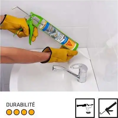 MASTIC SILICONE SikaSeal 108 BLANC 300ML SIKA SIKA - 2