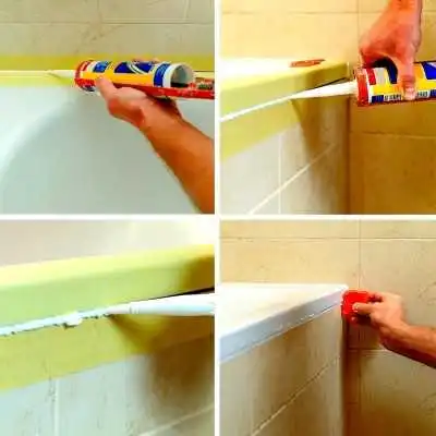 MASTIC SILICONE SikaSeal 108 BLANC 300ML SIKA SIKA - 3