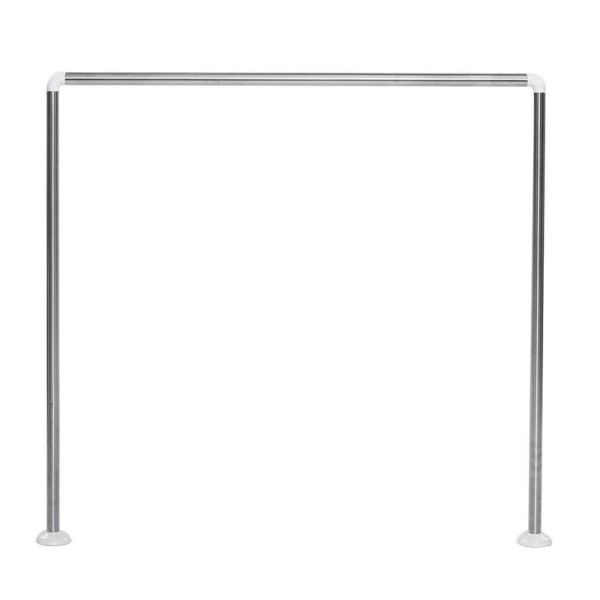 TRINGLE RIDEAUX DE DOUCHE EN ACIER INOXYDABLE 80*80*80CM