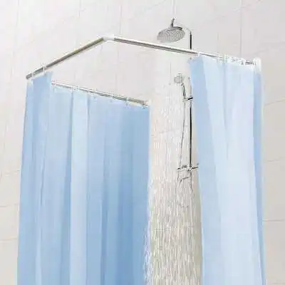 TRINGLE RIDEAUX DE DOUCHE EN ACIER INOXYDABLE 80*80*80CM  - 3