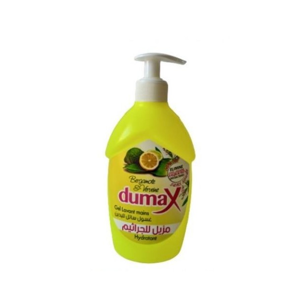 SAVON LIQUIDE BERGAMOTE ET VERVINE 400ML DUMAX