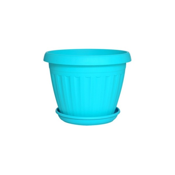 BAC À PLANTE 30CM AVEC PLATEAU VERT BOGA SOTUFAB PLAST