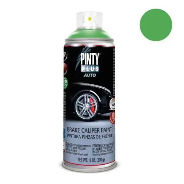 PEINTURE EN SPRAY POUR ETRIERS DE FREIN VERT 400ML PINTY PLUS