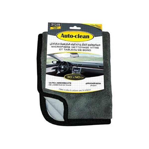 MICROFIBRE NETTOYAGE VITRE ET TABLEAU BORD AUTO CLEAN