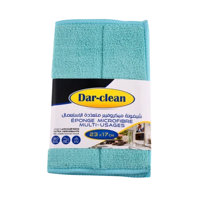 LAVETTE EN MICROFIBRE MULTI USAGE 23*17CM DAR CLEAN DAR-CLEAN - 1