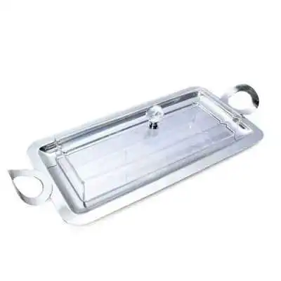 PLATEAU À CAKE EN INOX 18/10 AVEC CLOCHE MAMINOX MAMINOX - 1