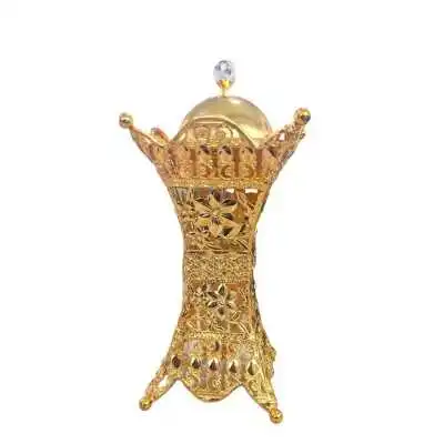 ENCENSOIR EN METAL DORÉ DÉCORÉ AVEC DES DIAMANTS - 1