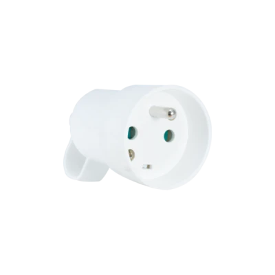 FICHE FEMELLE 2 POLES+TERRE 16A AVEC ANNEAU AVEC OBTURATEUR SIMEF SIMEF - 1