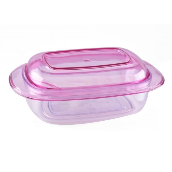 BEURRIER AVEC COUVERCLE TRANSPARENT SOTUFAB PLAST