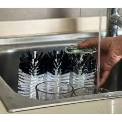 BROSSE LAVE VERRES TRIPLE CRISTAL CRISTAL - 2 BROSSE LAVE VERRES TRIPLE CRISTAL CRISTAL - 2