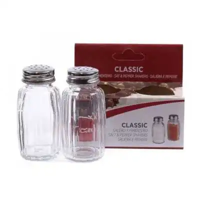 SALIÈRE ET POIVRIÈRE EN VERRE COK - 1
