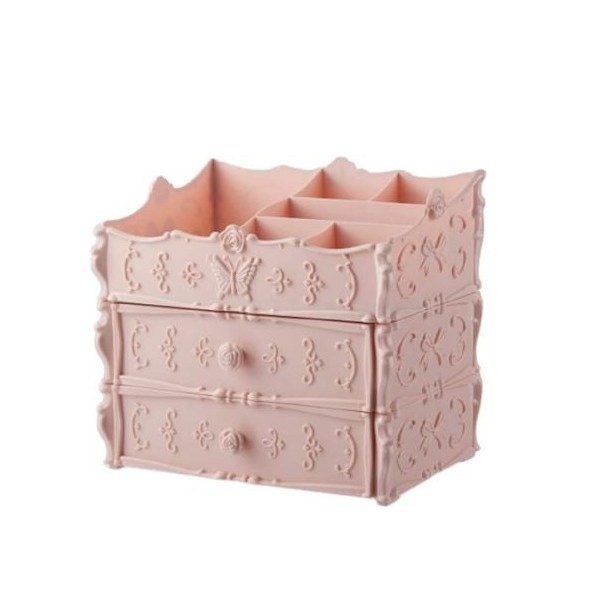 BOÎTE DE RANGEMENT EN PLASTIQUE 2 TIROIRS SOFPINCE