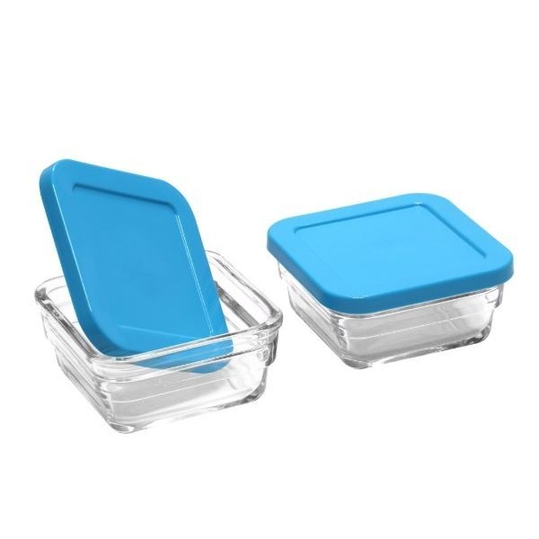 LOT DE 2 BOITES DE CONSERVATION EN VERRE 450 ML PASABAHCE