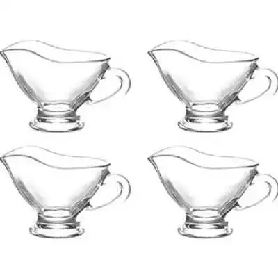 LOT DE 4 MINI SAUCIÈRE EN VERRE TRANSPARENT 50ML COK - 1