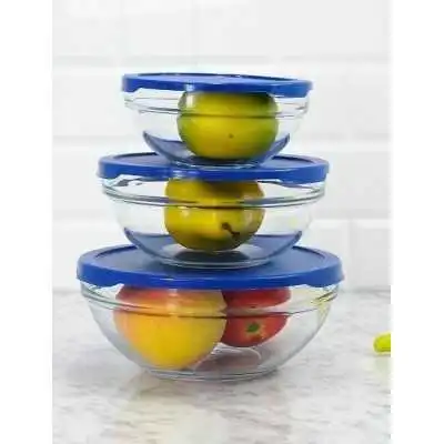 LOT DE 3 BOÎTES DE CONSERVATION EN VERRE PASABAHCE pasabahce - 4