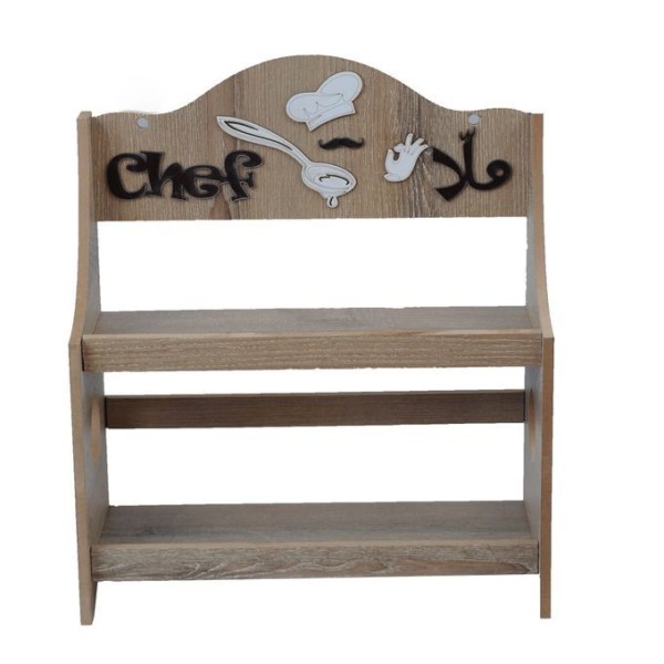 SUPPORT PORTE ÉPICES EN BOIS MDF