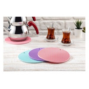 SOUS PLAT SILICONE ROND SOFT CHEF  - 5