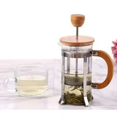 CAFETIÈRE À PISTON EN VERRE/BOIS 800ML YITIAN - 6