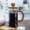 CAFETIÈRE À PISTON EN VERRE/BOIS 800ML YITIAN  - 7