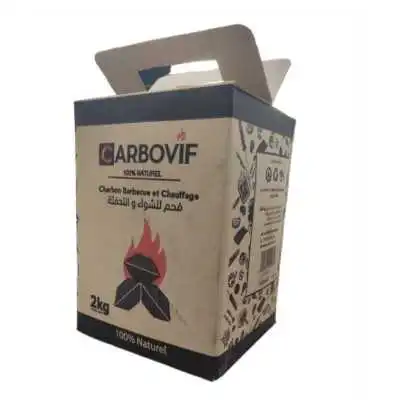 CHARBON BARBECUE ET CHAUFFAGE 2KG CARBOVIF - 1 CHARBON BARBECUE ET CHAUFFAGE 2KG CARBOVIF - 1