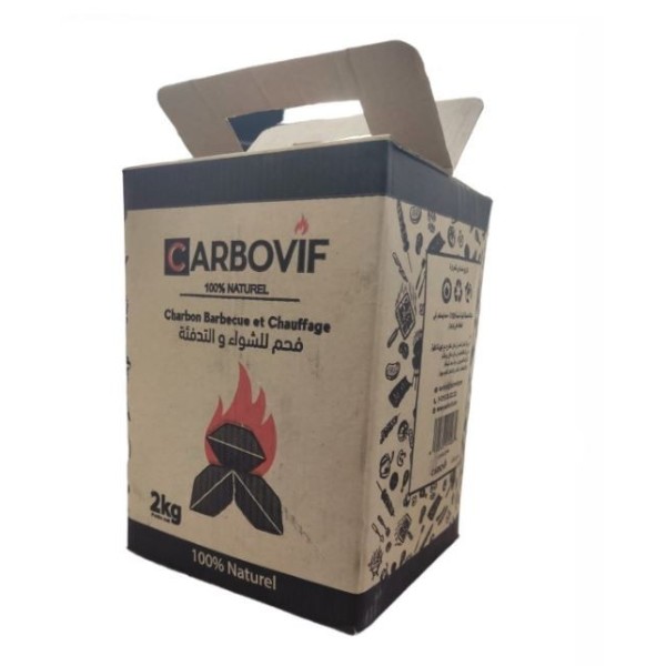 CHARBON BARBECUE ET CHAUFFAGE 2KG CARBOVIF