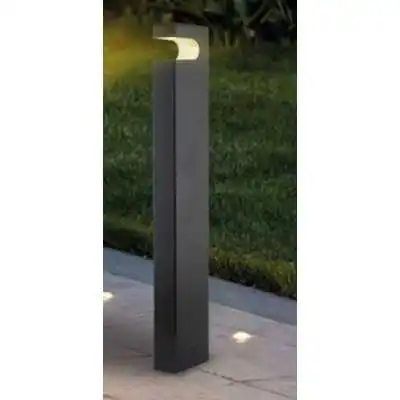 POTELET LED EXTÉRIEUR 9W/IP54 LUMIÈRE JAUNE H 50CM NOIR EKOLED EKOLED - 3