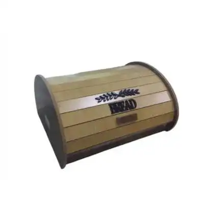 PORTE PAIN EN BOIS MDF AVEC COUVERCLE COULISSANT - 1