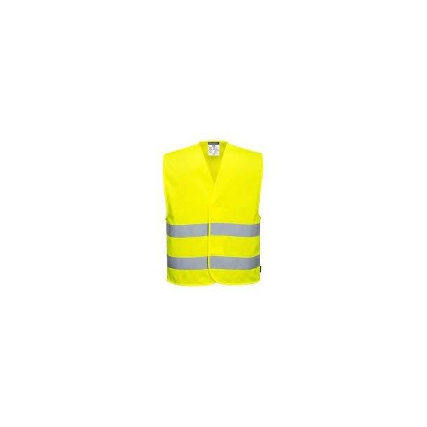 GILET DE SECURITE JAUNE ABRICOT
