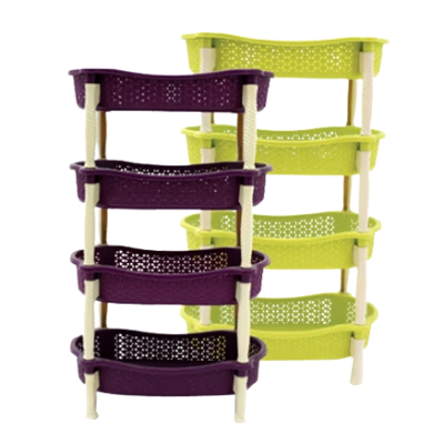 PORTE LÉGUMES ROTIN 4 ÉTAGÈRES SOFPINCE SOFPINCE - 1