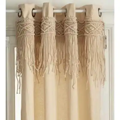 RIDEAU "RITUALITY" EN MACRAMÉ 140X260CM ATMOSPHERA ATMOSPHERA - 2