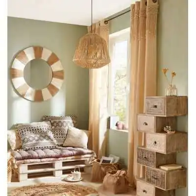 RIDEAU "RITUALITY" EN MACRAMÉ 140X260CM ATMOSPHERA ATMOSPHERA - 3