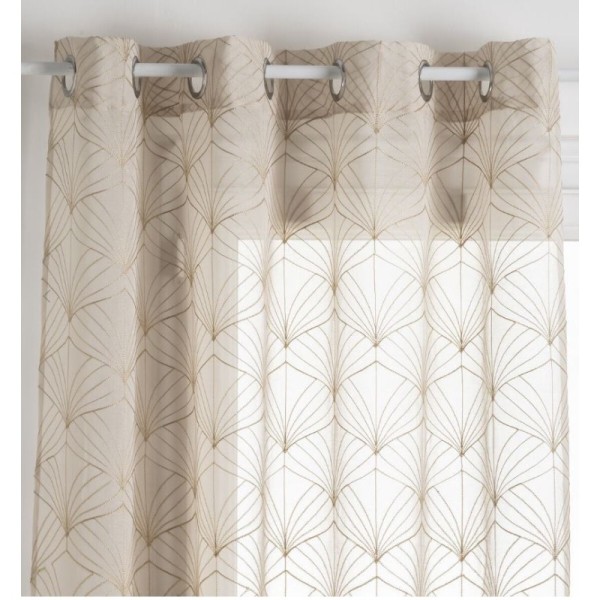 RIDEAU VOILAGE "Mia" LIN 140*240CM ATMOSPHERA