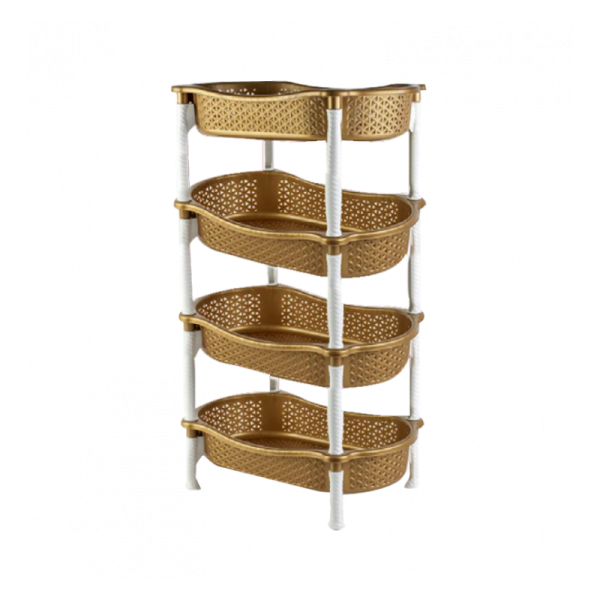 PORTE LÉGUMES ROTIN 4 ÉTAGÈRES SOFPINCE