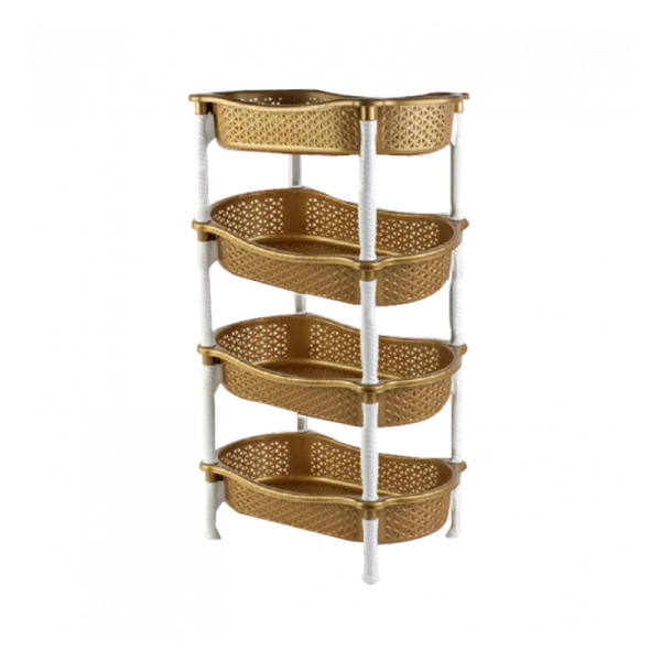 PORTE LÉGUMES ROTIN 4 ÉTAGÈRES SOFPINCE