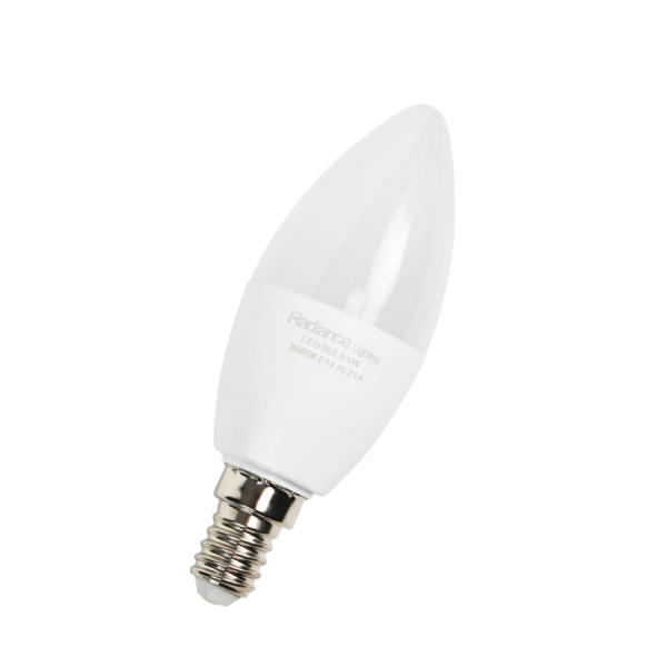 LAMPE LED FLAMME E14 5W 220V 3000K RADIANCE LIGHTING