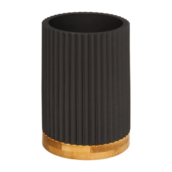 POT À BROSSES À DENTS NOIR 5FIVE