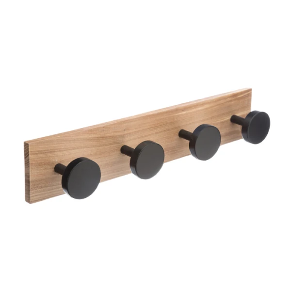 PATÈRE 4 TÊTES EN PIN NOIR 5FIVE