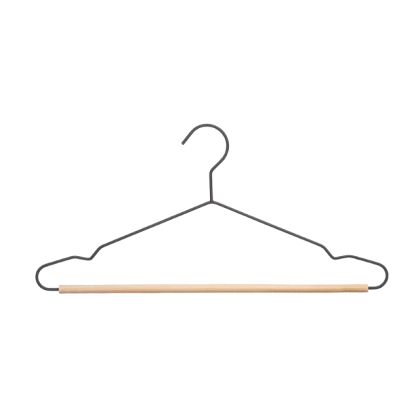 LOT DE 2 CINTRES EN MÉTAL ET BOIS 5FIVE