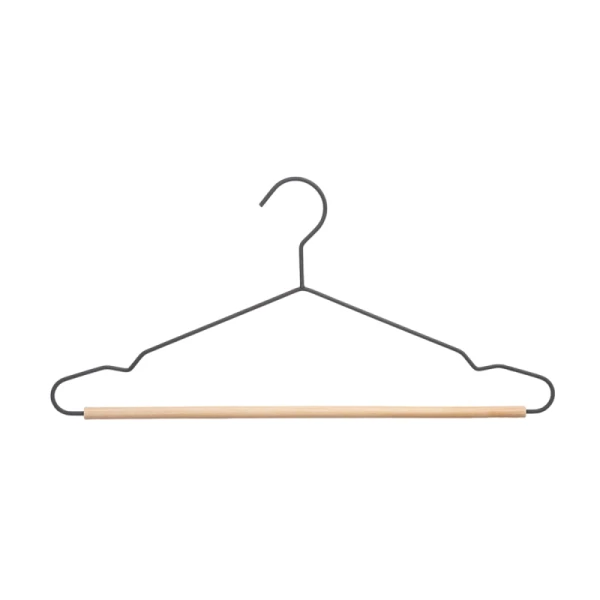 LOT DE 2 CINTRES EN MÉTAL ET BOIS 5FIVE