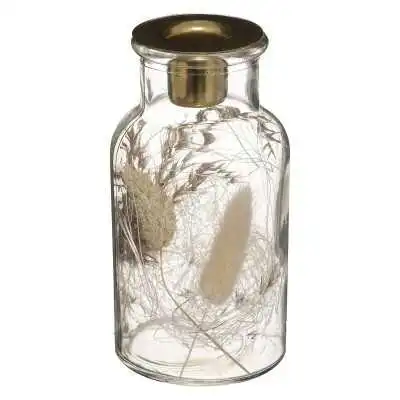 CHANDELIER DES FLEURS SECHÉES EN VERRE 13CM ATMOSPHERA ATMOSPHERA - 1