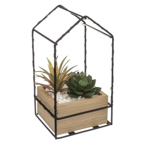 PLANTE ARTIFICIELLE AVEC LED HAUTEUR 19CM ATMOSPHERA ATMOSPHERA - 1