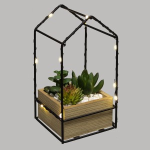 PLANTE ARTIFICIELLE AVEC LED HAUTEUR 19CM ATMOSPHERA ATMOSPHERA - 2