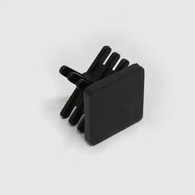 EMBOUT CARRÉ 4*4CM NOIR SALWA PLAST  - 1