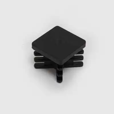 EMBOUT CARRÉ 4*4CM NOIR SALWA PLAST  - 2