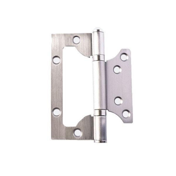 LOT DE 2 CHARNIÈRES PAPILLON 100*75*2.5 MM SATINÉ STAP