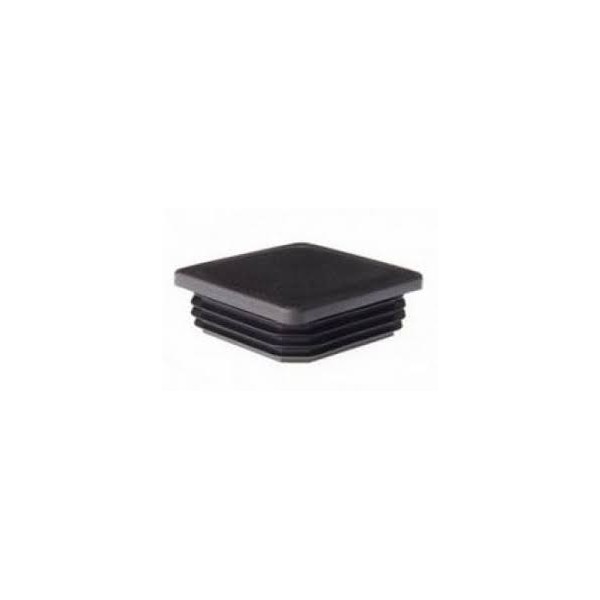 EMBOUT CARRÉ 5*5CM NOIR SALWA PLAST  - 1