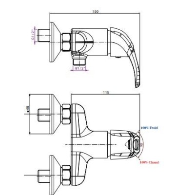 MITIGEUR DE TOILETTE DJERBA SOPAL SOPAL - 3