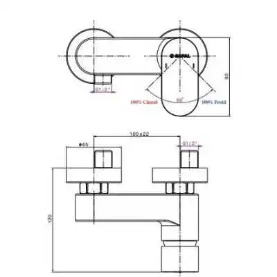 MITIGEUR DE TOILETTE SFAX SOPAL SOPAL - 2